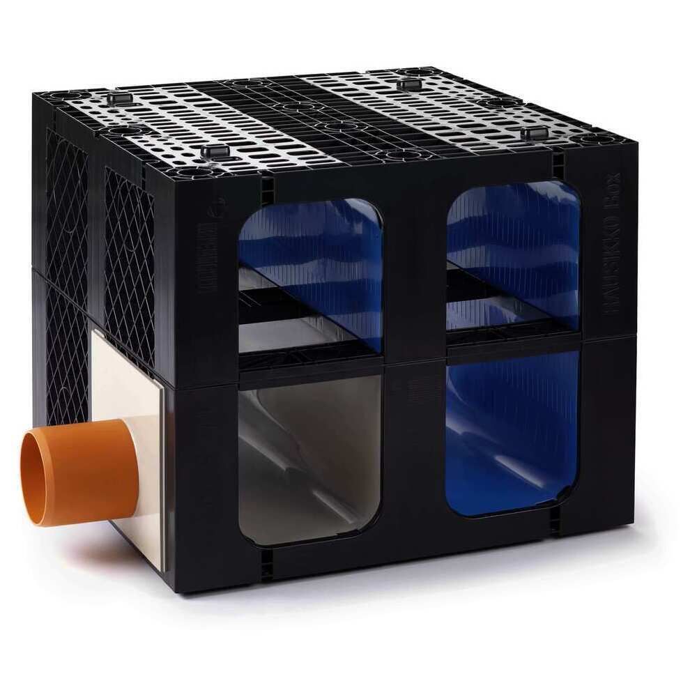 RAUSIKKO Box 8.6 SC mit seitl. Zulauf, Spitzende KG DN200 RAUSIKKO Box 8.6 SC mit seitl. Zulauf, Spitzende KG DN200