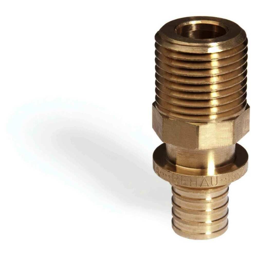 Rehau Übergang RAUTITAN LX Messing, 63 mm x R 2, mit AG