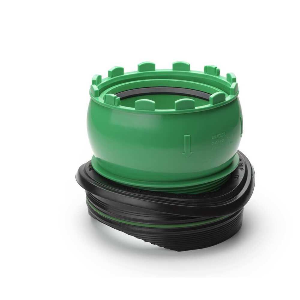 AWADOCK Classic Kugelgelenk Typ A Kunststoff DN200 an Beton WD: 61-85mm