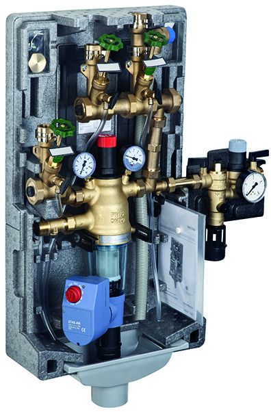 Resideo Hauswasser-Center PrimusCenter DWC7000 mit Nachfüllkombination und Rückspülautomatik