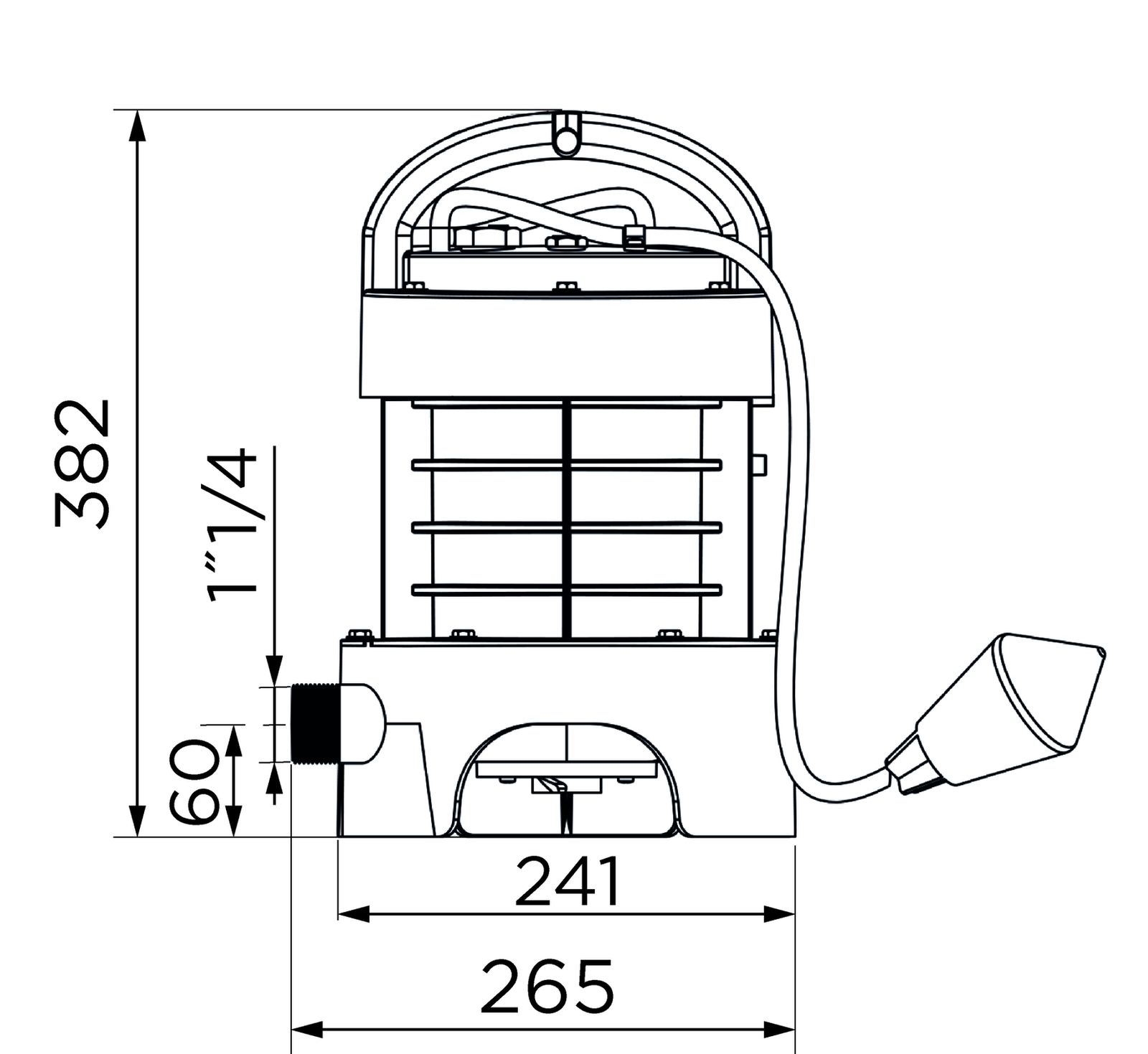 SFA Tauchpumpe Sanipump GR S, mit Edelstahlschneidwerk