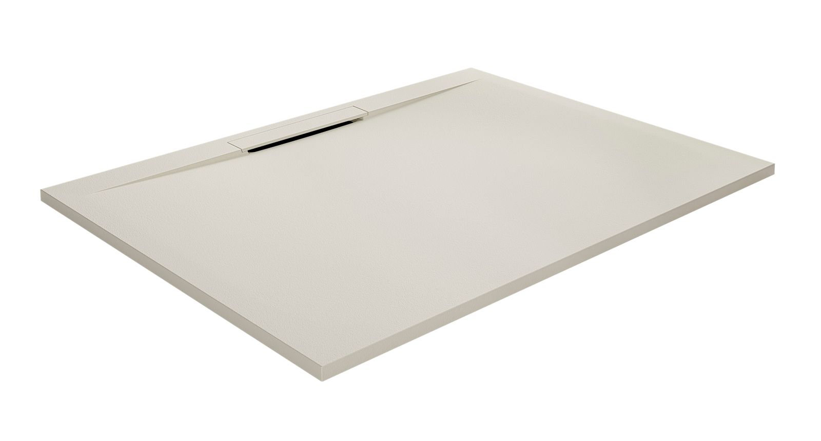 Kinedo Kineline Duschwanne 140X90 Sand Biolex PN24 H2,6 cm m. verdecktem Ablauf