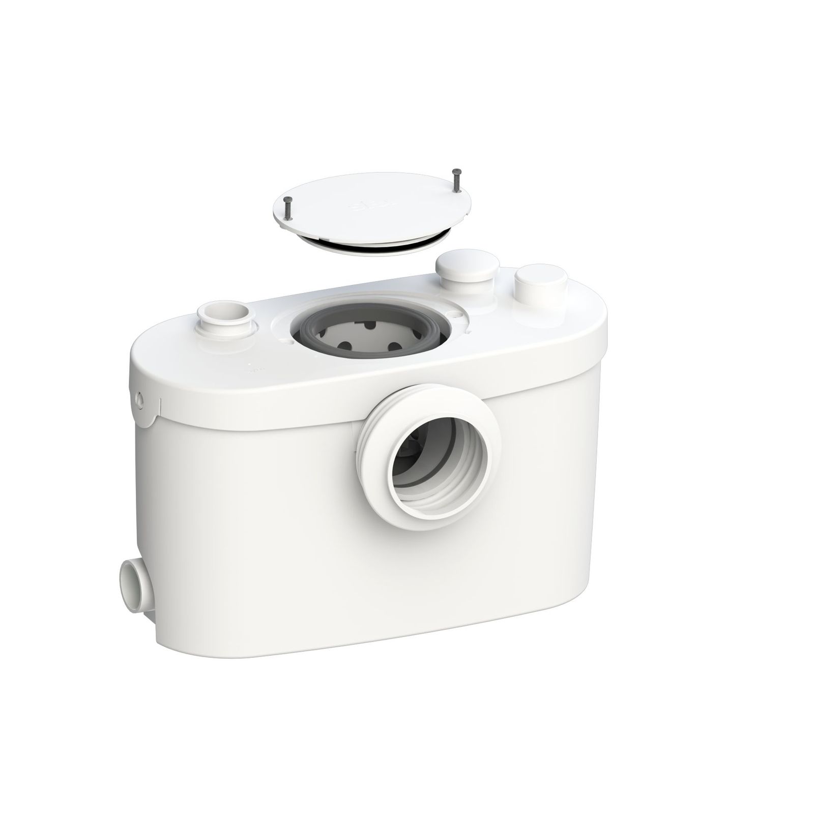 SFA WC-Hebeanlage SaniPro XR UP weiß, zum Anschluss an WC, Waschtisch, Dusche, Bidet