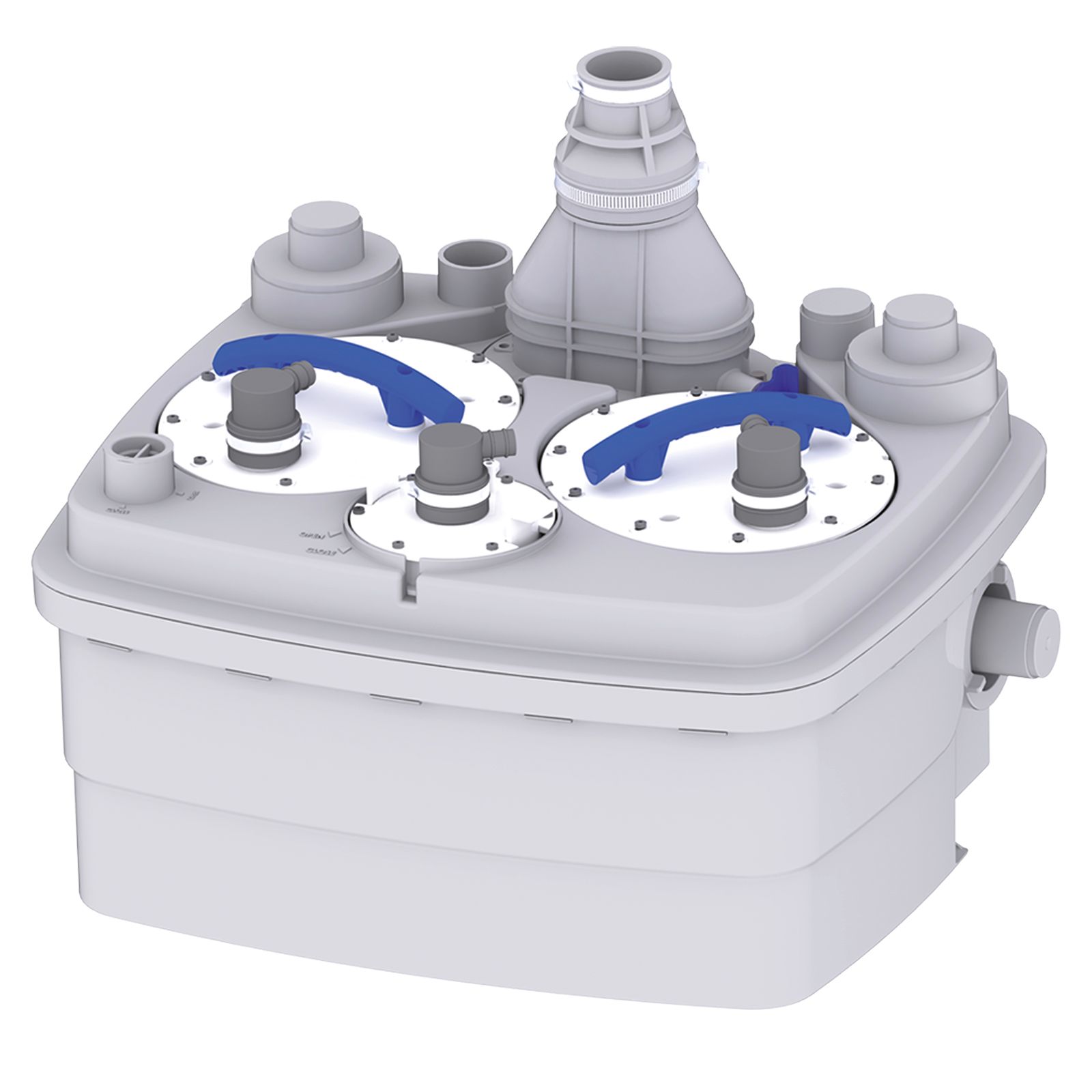SFA Hebeanlage SaniCubic 2 Classic grau, mit Kabelalarmsystem
