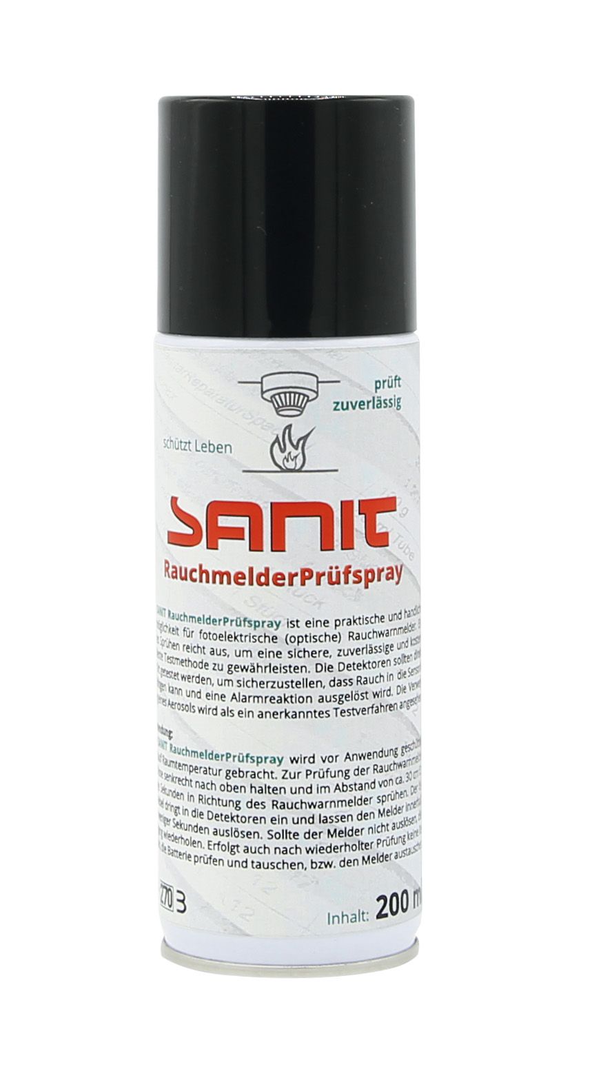 Sanit Rauchmelder-Prüfspray 200 ml Dose
