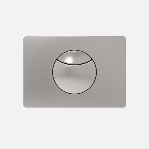 Sanit Betätigungsplatte S 703 2-Mengenspülung, mit Sicherungsschraube, Edelstahl