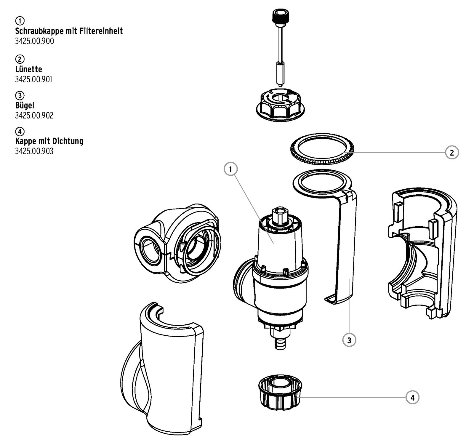 SYR Heizungsfilter HF 3425 compact rückspülbar, mit Magnetabscheidung