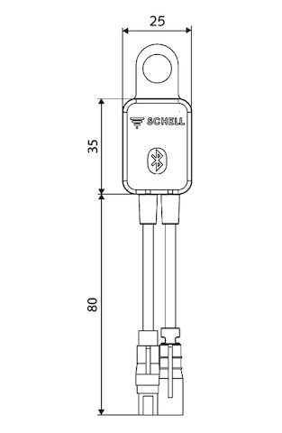 SCHELL SSC Bluetooth-Modul zur drahtlosen Parametrierung von SSC fähigen Armaturen