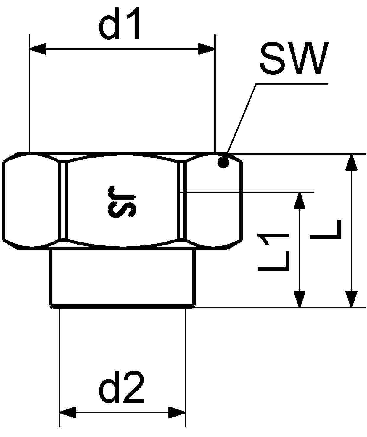 Schlösser WZ-Löt-Verschraubung 2235 15 mm x 3/4" IG, Messing