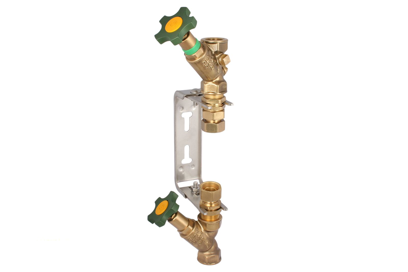 Schlösser Wasserzähler-Anschlussgarnitur KO2225 1 1/4" Qn 6, verstellbar, Bügel Edelstahl, mit Steigrohr