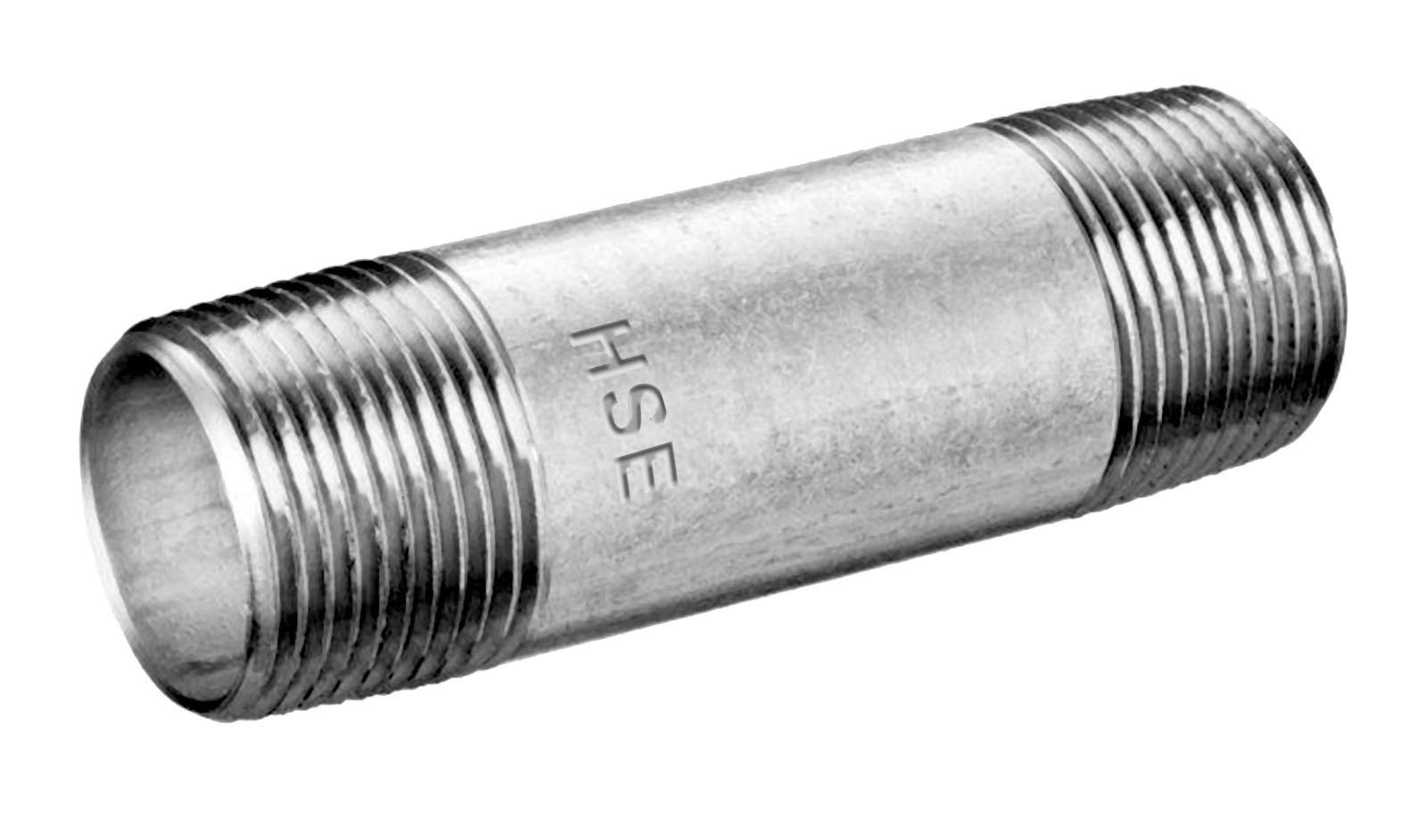 HS Rohrdoppelnippel 530/23 DN 10 3/8", 140 mm, verzinkt