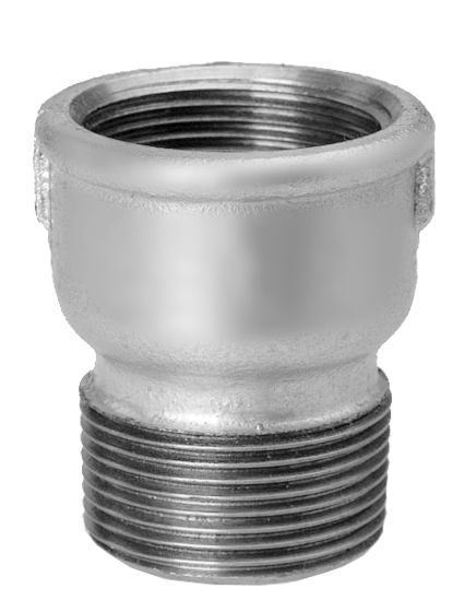 HS Reduktionsmuffe 246 DN 32 x DN 20, 1 1/4" x 3/4", IG/AG, Edelstahl
