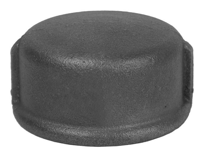 HS Kappe 301 DN 65, 2 1/2", rund, schwarz