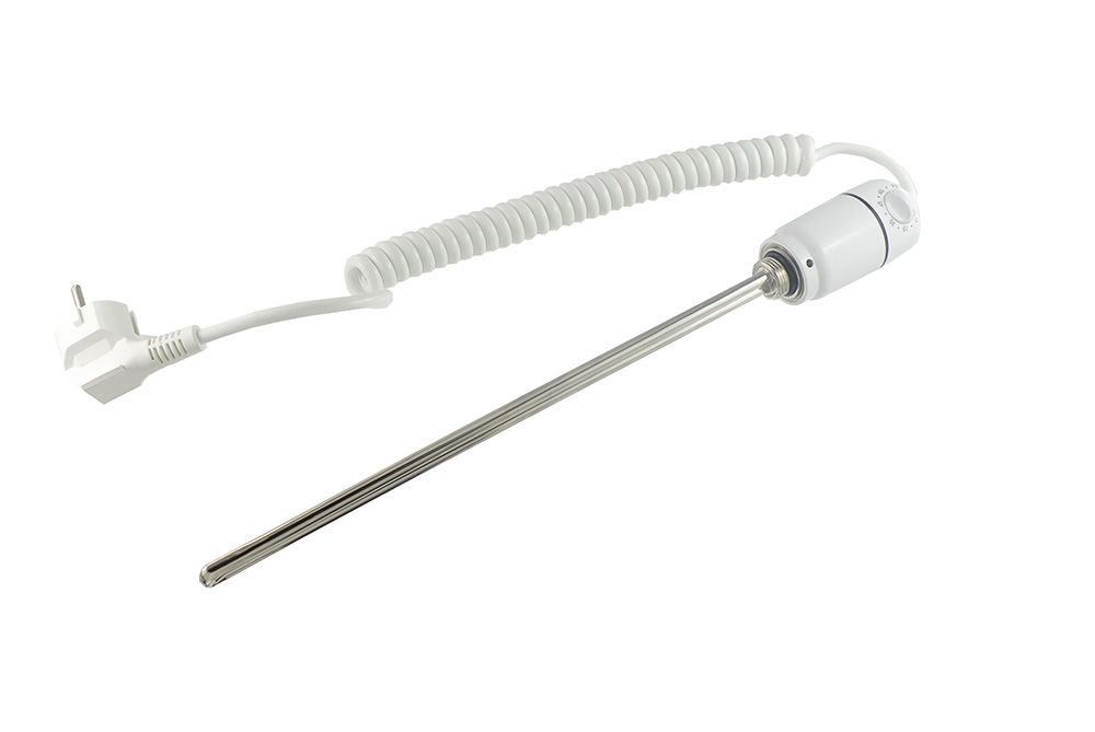 HS Elektro-Heizpatrone 300 Watt, mit Kabel und Stecker, weiß