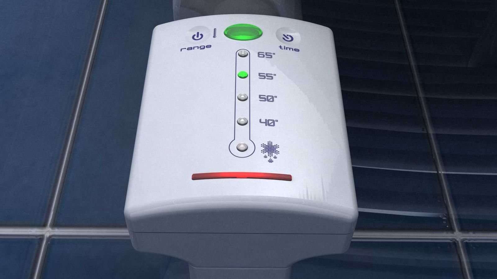 HS Elektro-Heizpatrone 300 Watt, mit Thermostat und Timer, weiß