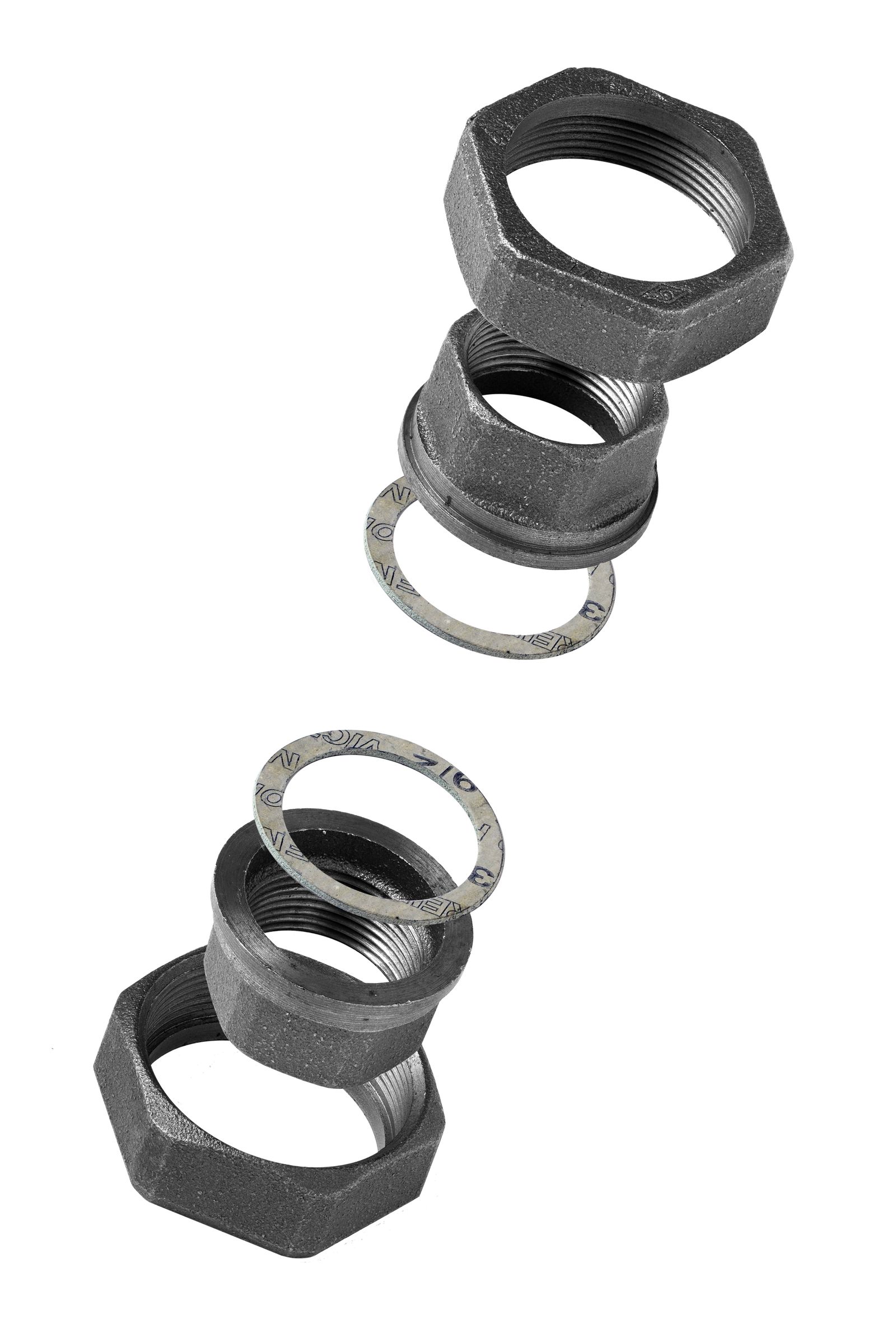 HS Pumpenverschraubungsset DN 25, 1", 2 Sets, mit Dichtung