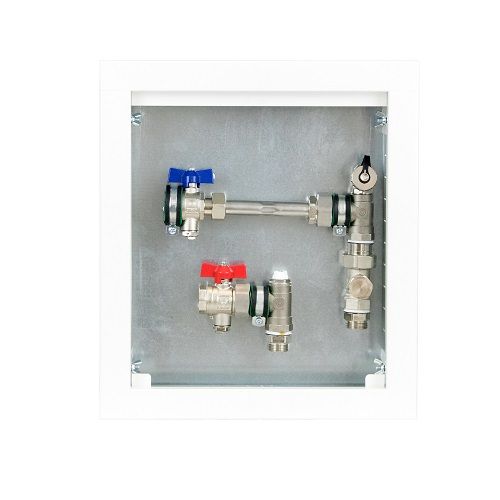 Strawa Wohnungsanschlussstation AS 15h-WMZ, 3/4", 330 x 376 mm, UP-Wandschrank