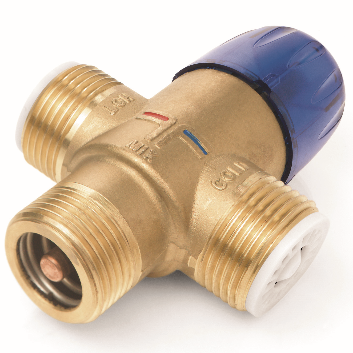 TACONOVA Mischventil NOVAMIX VALUE 70 FS DN 20, G 1, 35-70 GradC, mit Isolationsbox