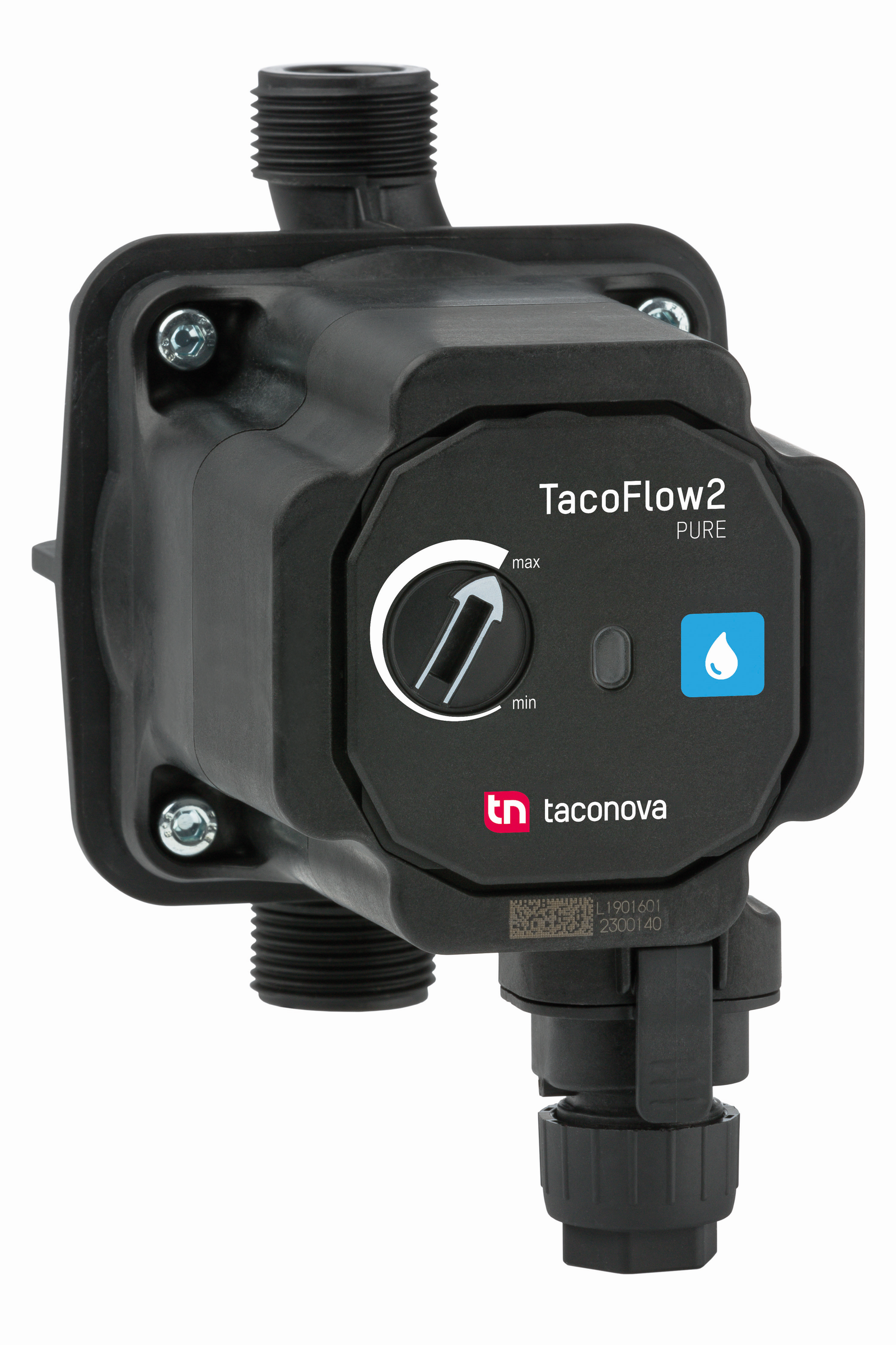 TACONOVA Zirkulationspumpe TACOFLOW2 Pure C 15-40/130, G 1, 130 mm, Verbundkunststoff