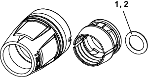 TECE T-Stück TECElogo Push 32 x 25 x 32 mm, reduziert, PPSU