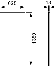 TECE Paneelplatte TECEprofil zur Beplankung von Tragwerk und Module