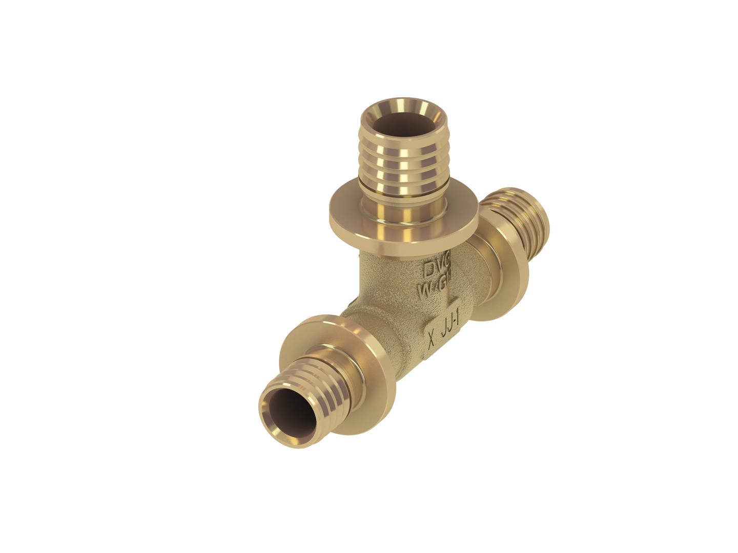 TECE T-Stück TECEflex 25 x 16 x 16 mm, reduziert, Messing