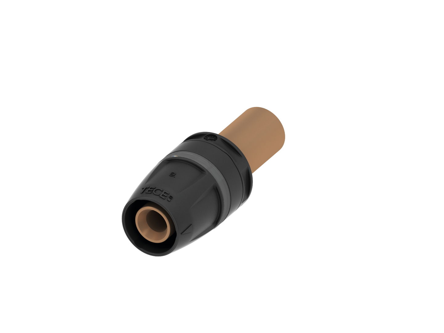 TECE Pressübergang TECElogo Push 16 x 15 mm, Rotguss/Siliziumbronze