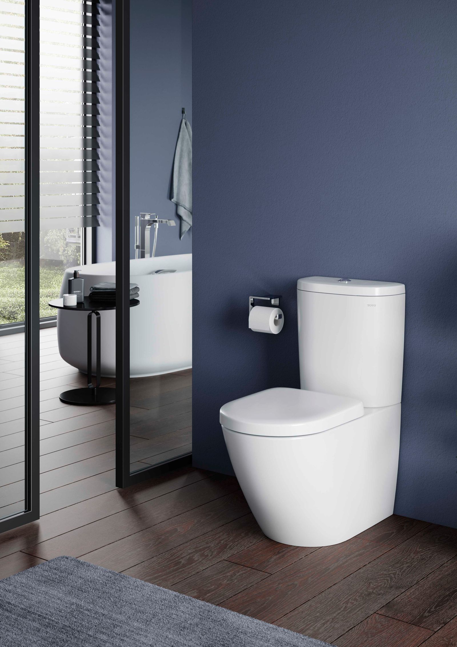 TOTO WC-Sitz NC 38,7x47,1x6cm, Absenkautomatik, abnehmbar, weiß