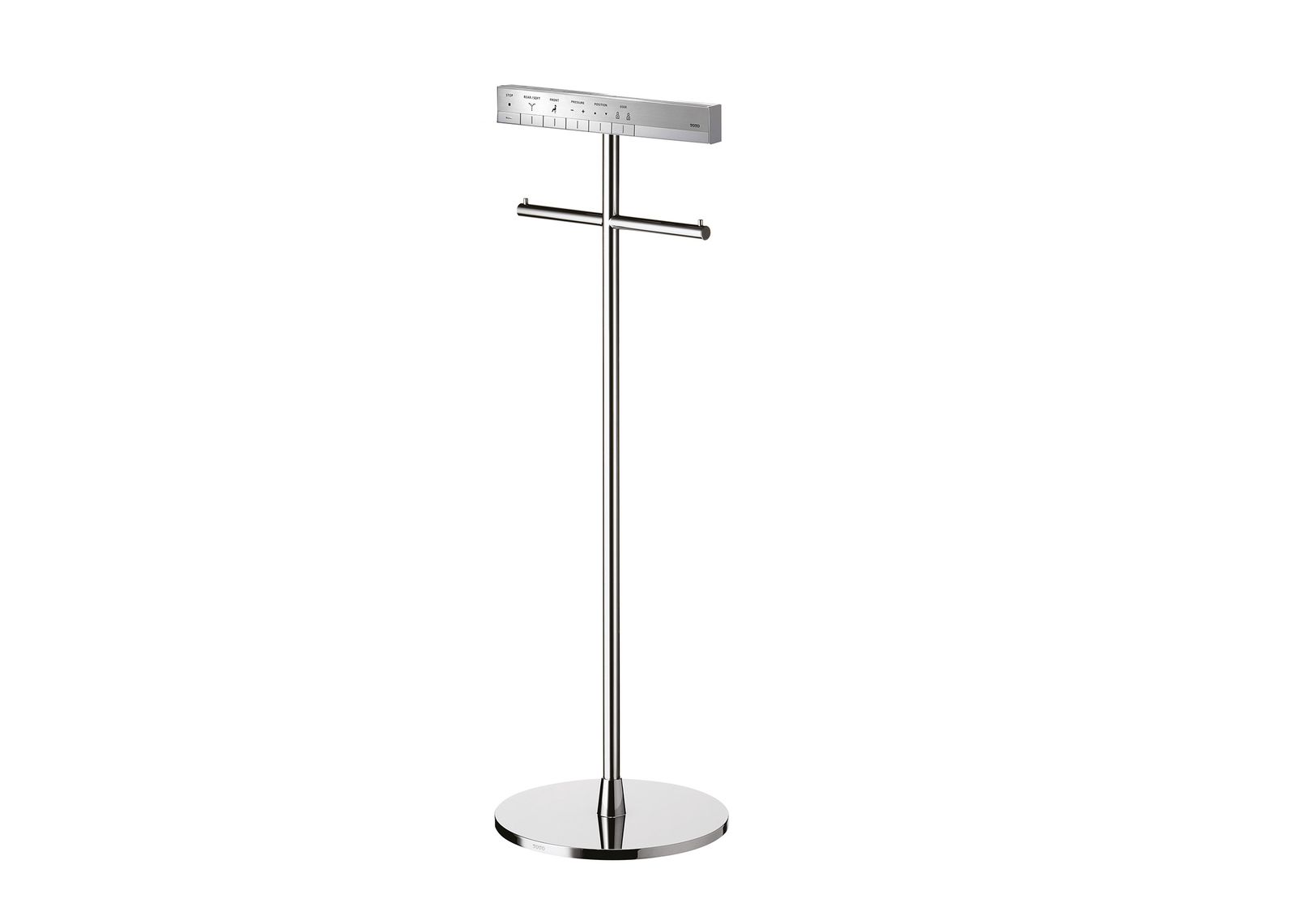 TOTO Ständer NEOREST 26x26x84,5cm, für Fernbedienung/Toilettenpapier, chrom