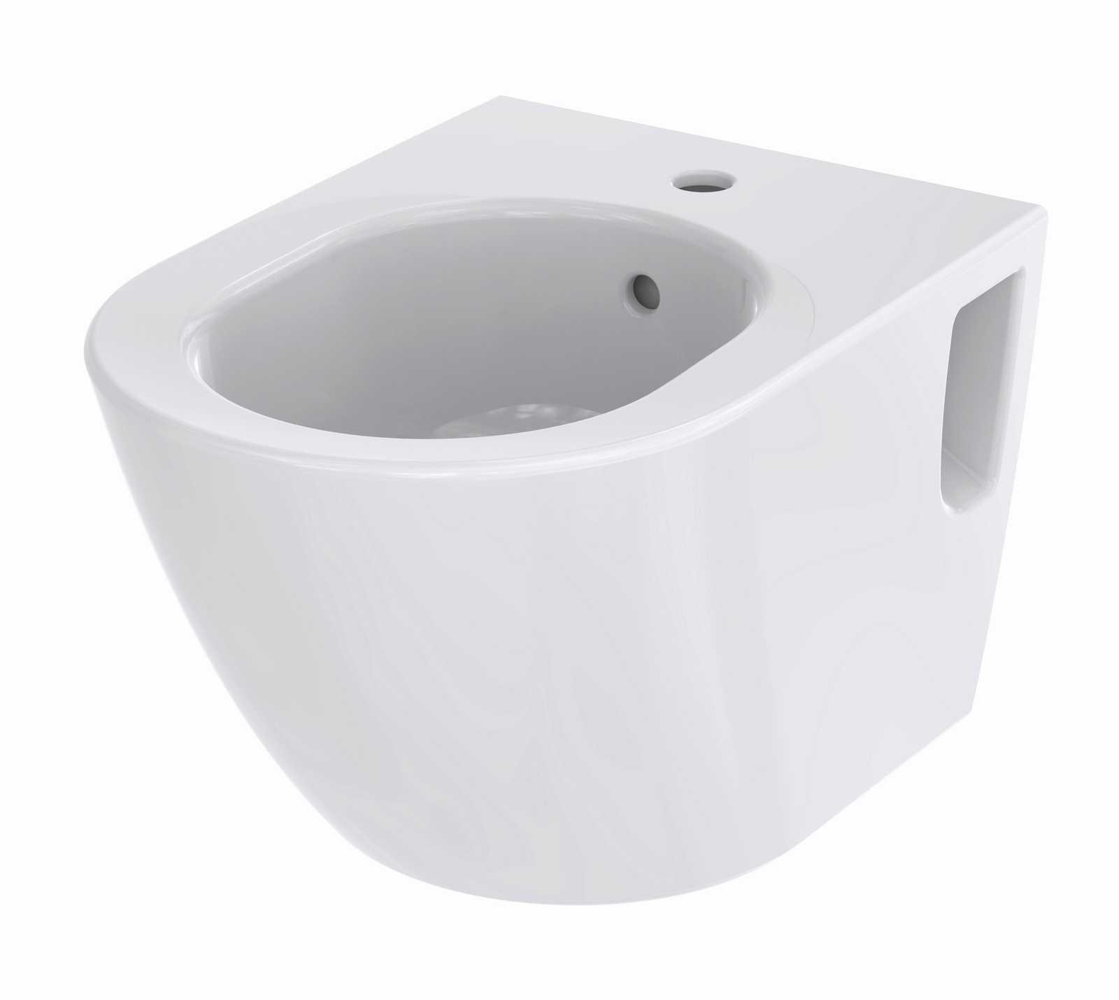 TOTO Wand-Bidet NC 38x53x33,5cm, mit Hahnloch und Überlauf, weiß