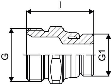 Uponor Heizkörperanschlussnippel Smart Radi G 3/4 AG x G 1/2 AG, Messing beschichtet