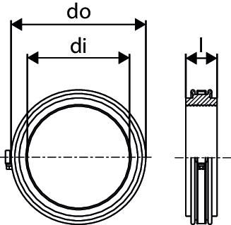 Uponor Labyrinthdichtung Ecoflex NDW 250 mm
