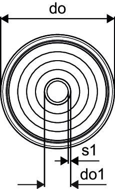 Uponor Verbundrohr Ecoflex Thermo Single VIP 50 x 4,6 mm, Ø 140mm, Ring 200 m