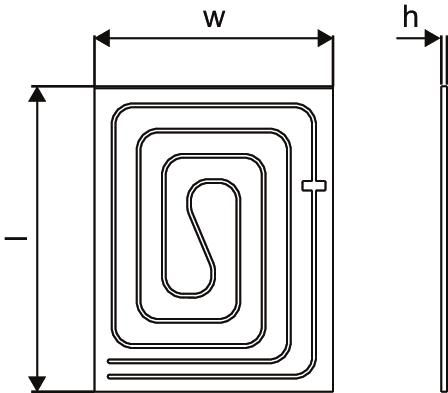 Uponor Panel-Einzelplatte Renovis 800 x 625 x 15 mm, Gips