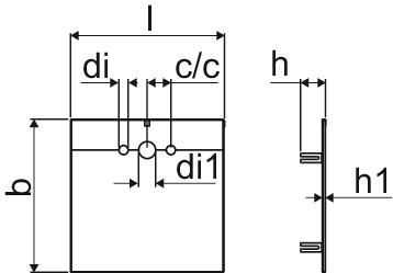 Uponor Wandabdeckung Motion aus Edelstahlrahmen und PVC-Abdeckung