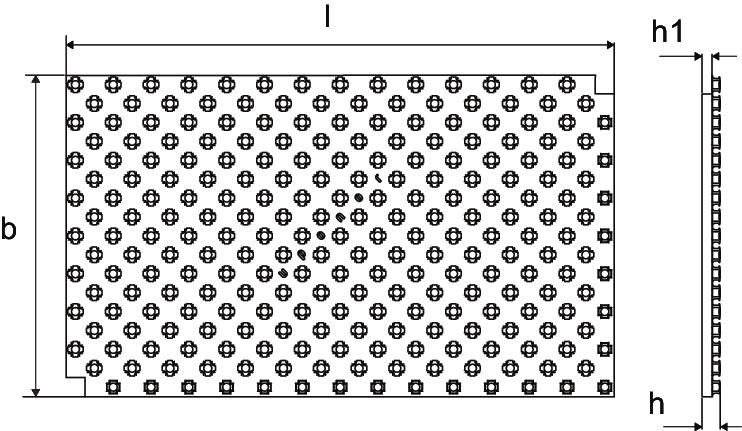 Uponor Noppenplatte Tecto EPS 11 mm, für PE-Xa Rohre 14-17mm, 1450x850mm