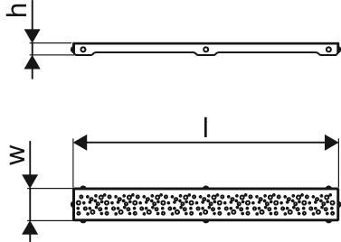 Uponor Aqua Ambient Gitterrost für Duschrinne spot / silver 1000mm
