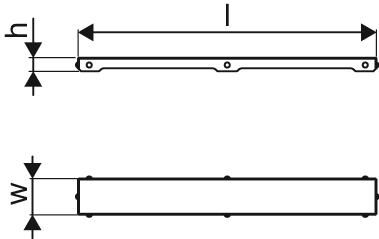 Uponor Aqua Ambient Gitterrost für Duschrinne plain / silver 700mm