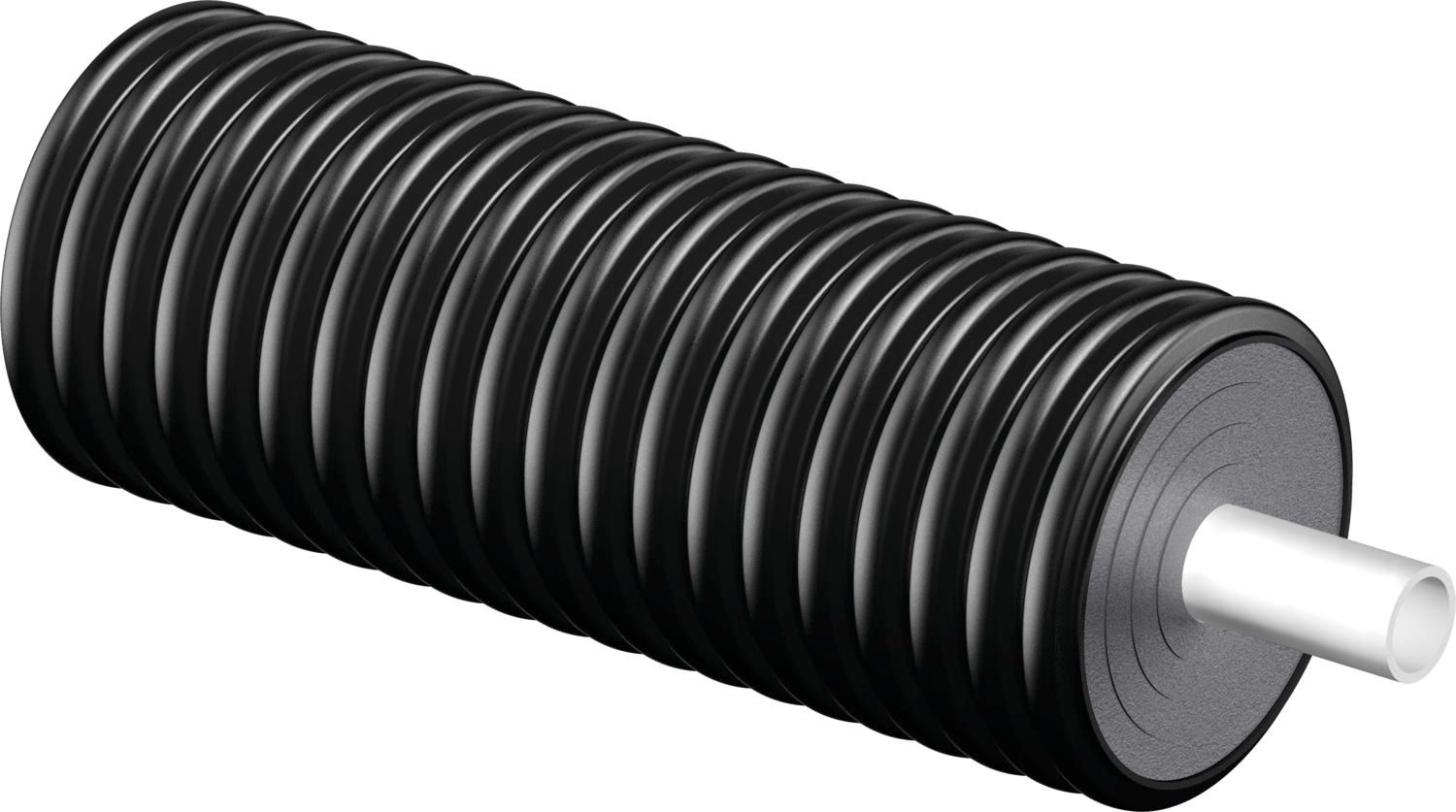 Uponor Verbundrohr Ecoflex Thermo Single 50 x 4,6 mm, Ø 175 mm, Ring 200 m