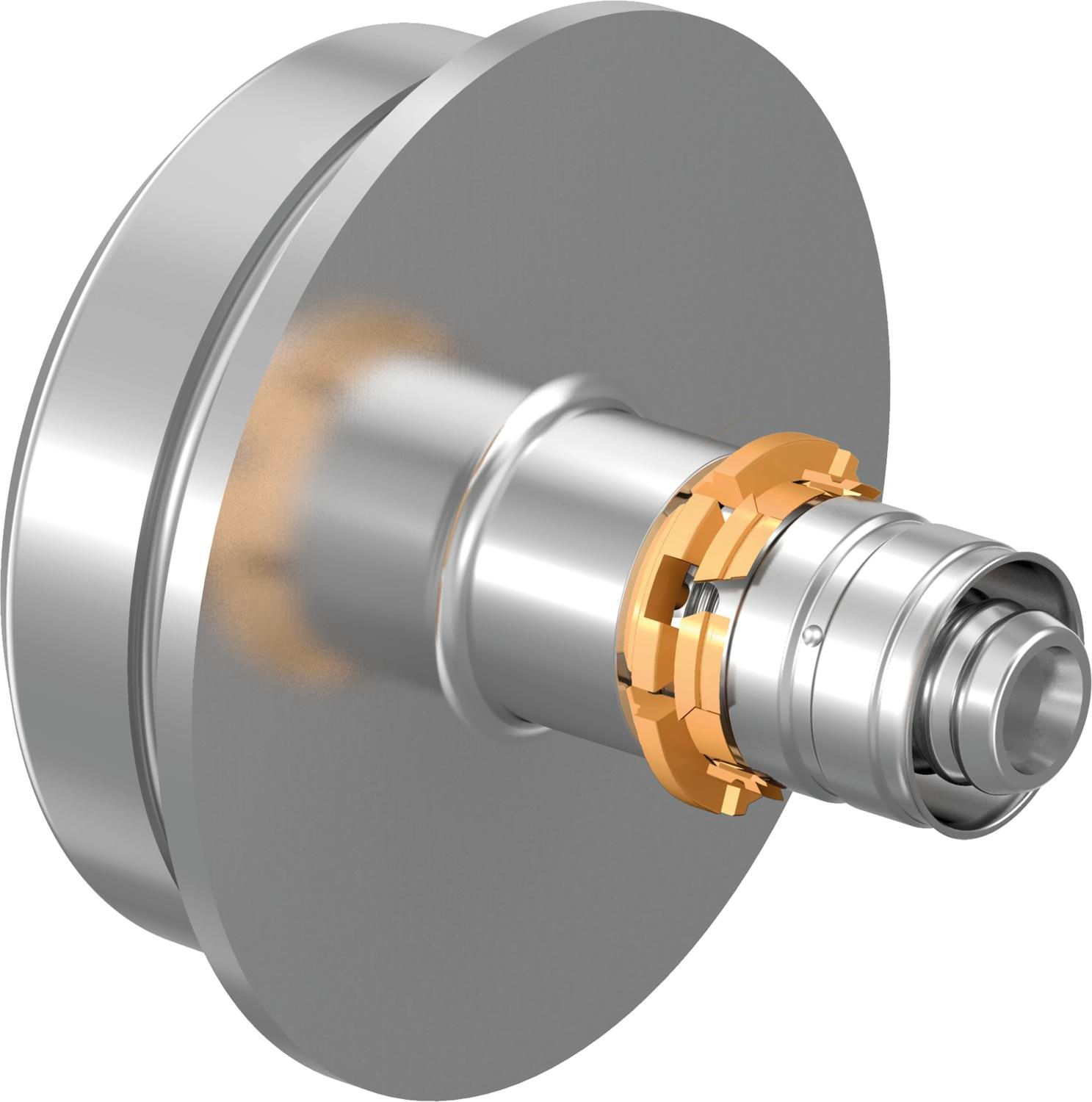 Uponor Pressadapter RS 2, 16 mm, Messing verzinnt