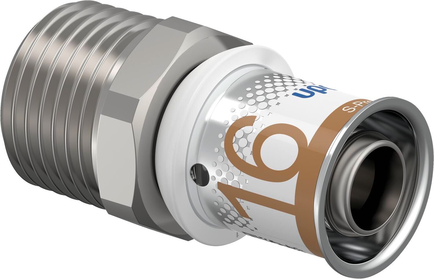 Uponor Übergangsnippel S-Press PLUS 16 x R 1/2