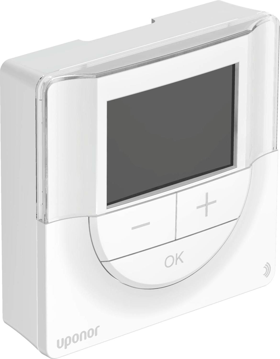 Uponor Raumfühler +RHT-168 Smatrix Wave reinweiß RAL9016, mit Schaltuhr, programmierbar