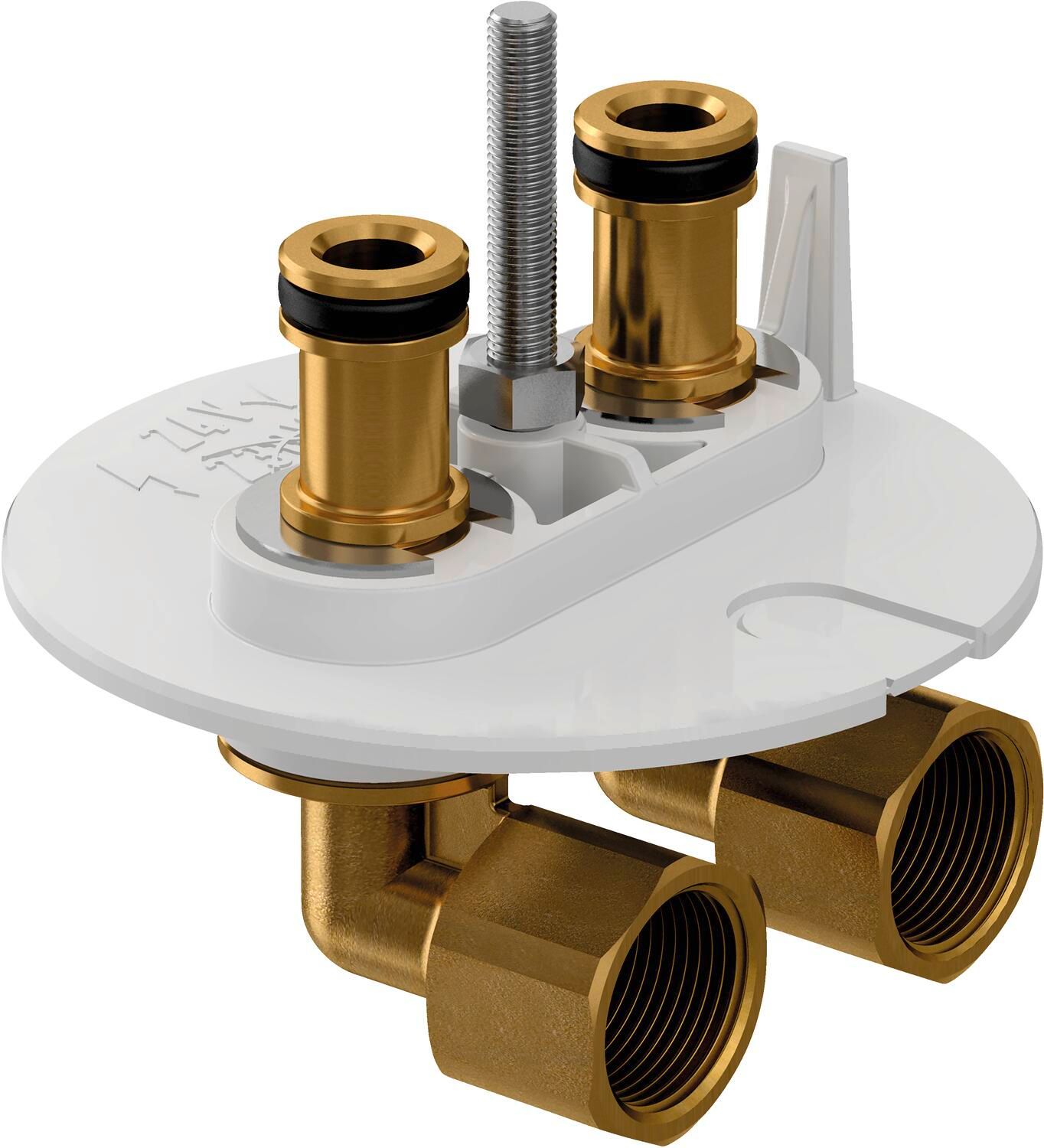 Uponor Adapterstecker Contec TS T2 Anschluss: 2x 1/2" IG, für Thermische Steckdose