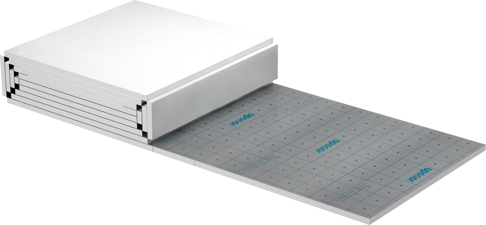 Uponor Rolle Tacker EPS DES 20-2 mm, 10 x 1 m, Wärme-/Trittschalldämmung, beschichtet