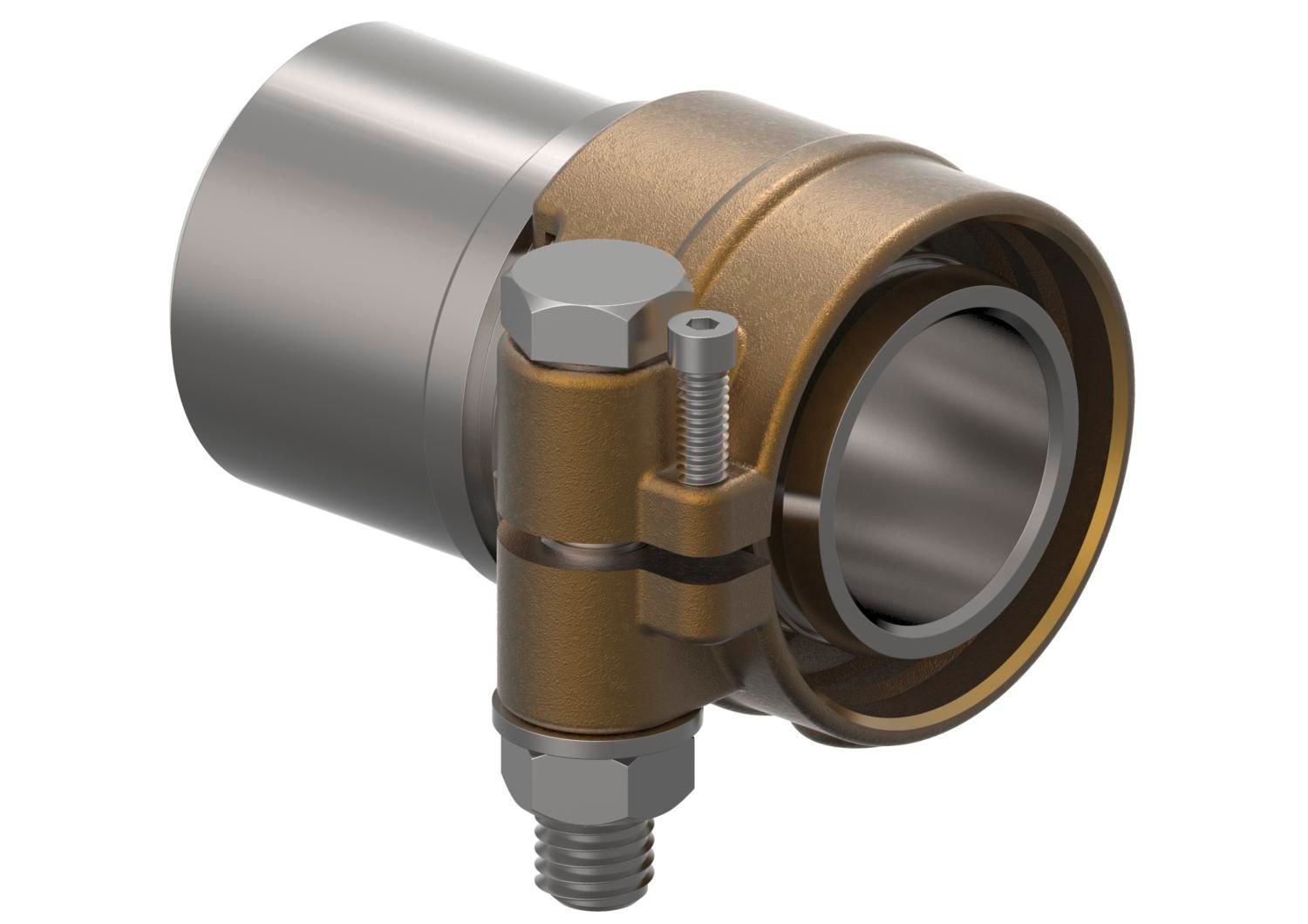 Uponor Anschweißkupplung Wipex ST EU+GOST 40 x 3,7-42,4 mm, für PE-Xa 6 bar auf Stahlrohr