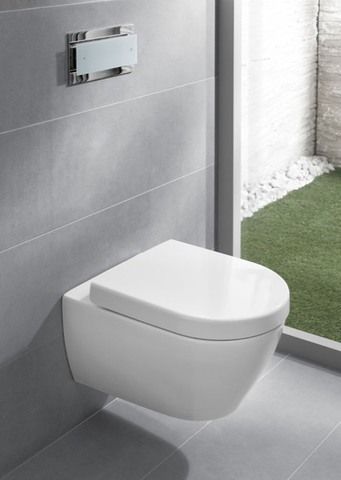 V&B WC-Sitz Subway 2.0 mit Quick Release/Softclosing, Scharniere Edelstahl, weiß