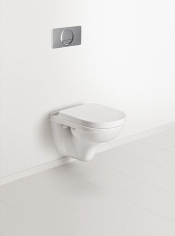 V&B WC-Sitz O.NOVO mit Quick Release und Soft Closing, Scharniere Edelstahl, weiß