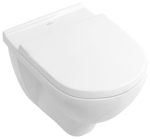 V&B Wand-WC-Combi-Pack O.NOVO weiß, DirectFlush, mit WC-Sitz 36 x 56 cm