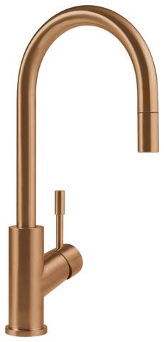 V&B Spültisch-Einhebelmischer Umbrella Flex 11,5 l/min, ausziehbar, bronze