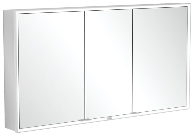V&B Einbau-Spiegelschrank MY VIEW NOW 140 x 75 x 16,8 cm, LED-Beleuchtung, 3 Türen, mit Ein-/Ausschalter
